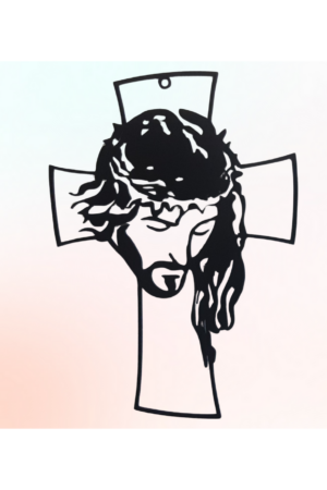 Krzyż z wizerunkiem twarzy Jezusa wz1 …