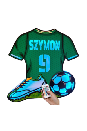 RADOMIAK RADOM lampka LED RGB kibica, efekty PILOT RGB personalizowana