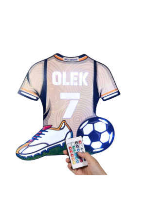 Lampka nocna LED koszulka piłkarska REAL MADRYT