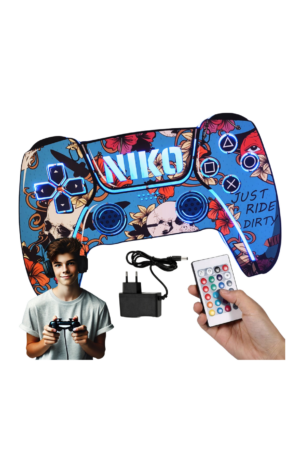 Lampka nocna LED PAD dla GRACZA gamingowa piraci PS5 kolory PILOT HIT