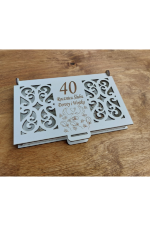 Personalizowane pudełko na pieniądze - Pamiątka Urodzin