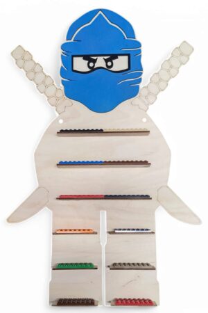 Półka na minifigurki Ninjago niebieski